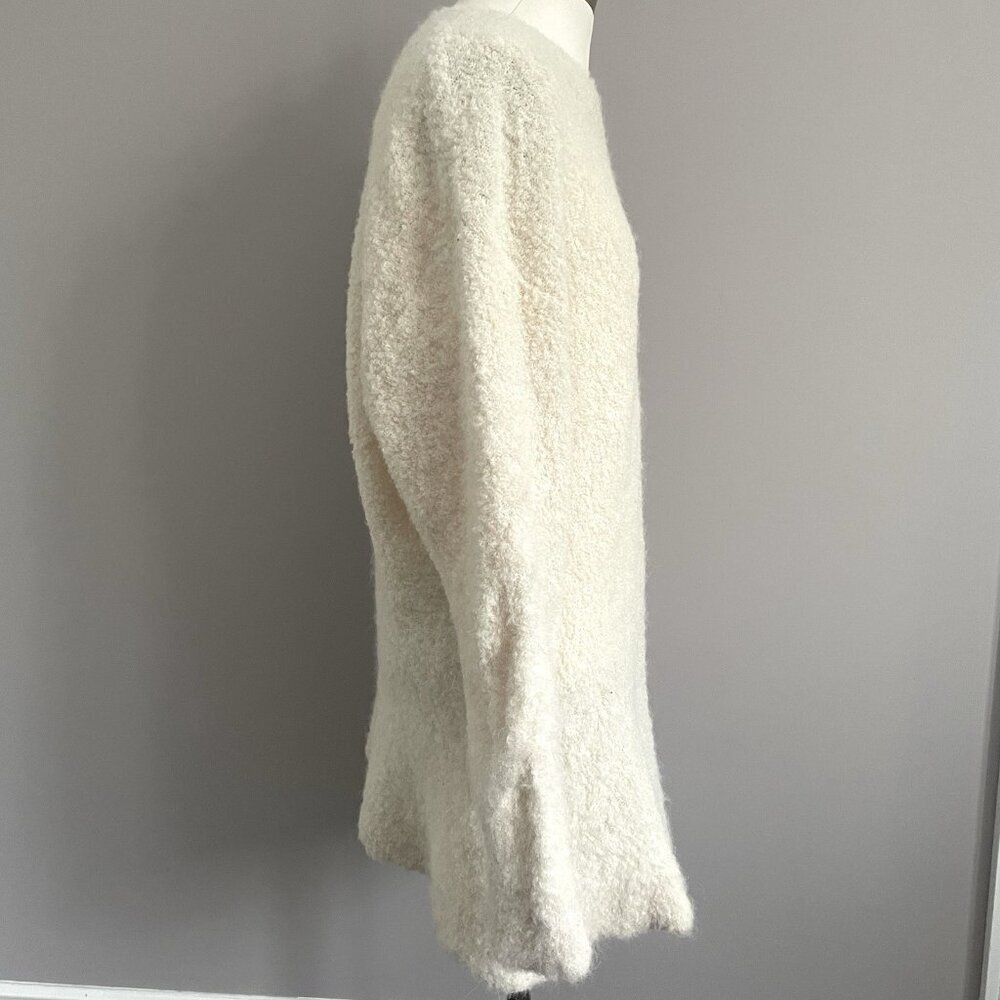 Aritzia Wilfred Ivory Seissan Alpaca Wool Blend Oversized Sweater - 2/Medium - Picture 6 of 14